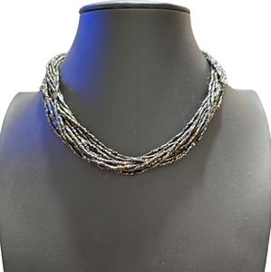 14" Multi Strand Fashion Necklace Lot 7